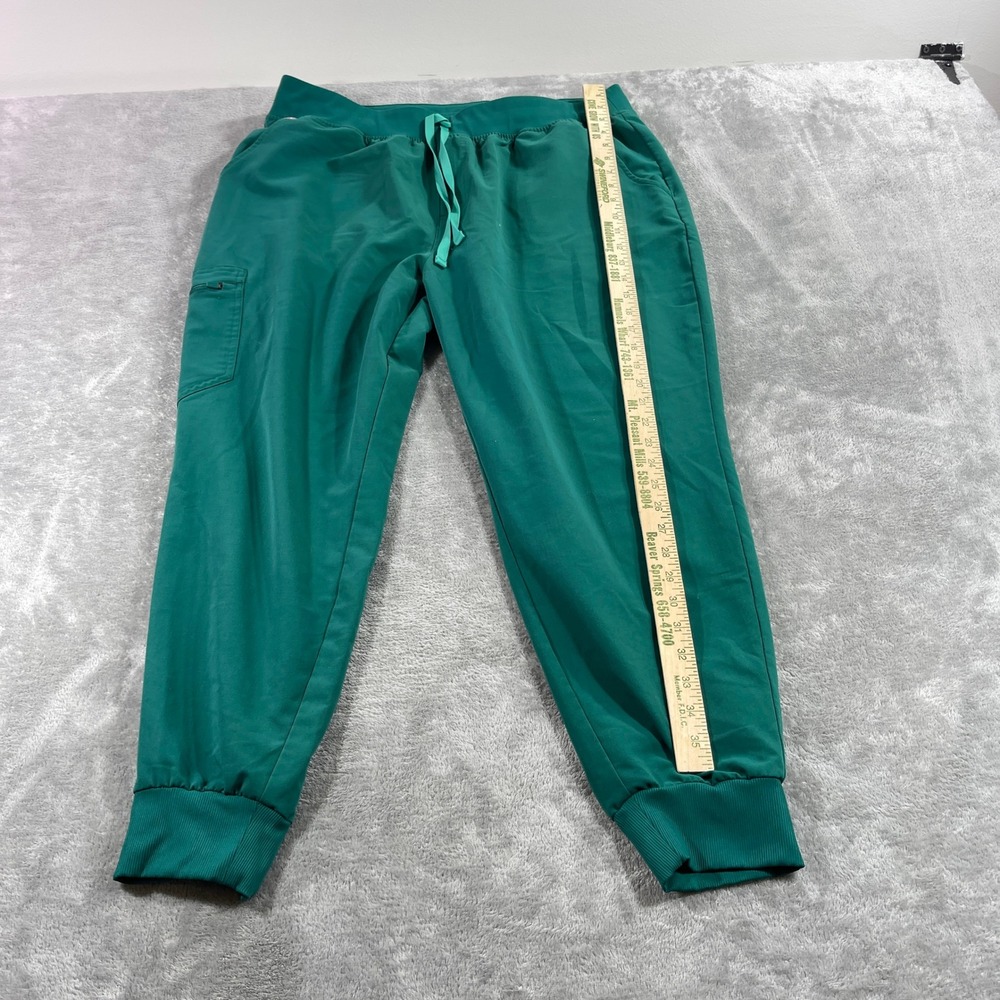 FIGS Jogger Scrub Pants Womens XXL/P Green Technical Collection Drawstring - Picture 2 of 10